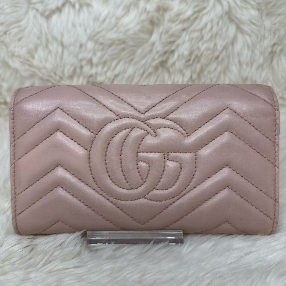 Gucci Pink Marmont Long Wallet - Picture 3 of 13